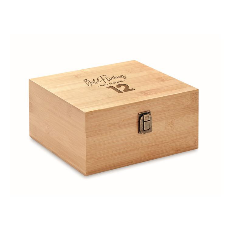 Set pentru whisky în cutie bambus INVERNESS Natur