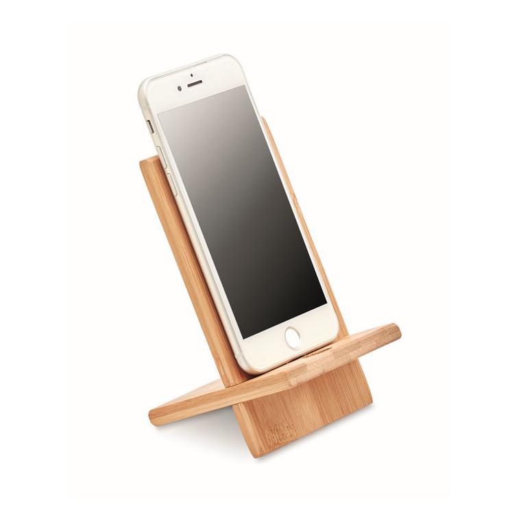 Suport pentru telefon de bambus WHIPPY Natur