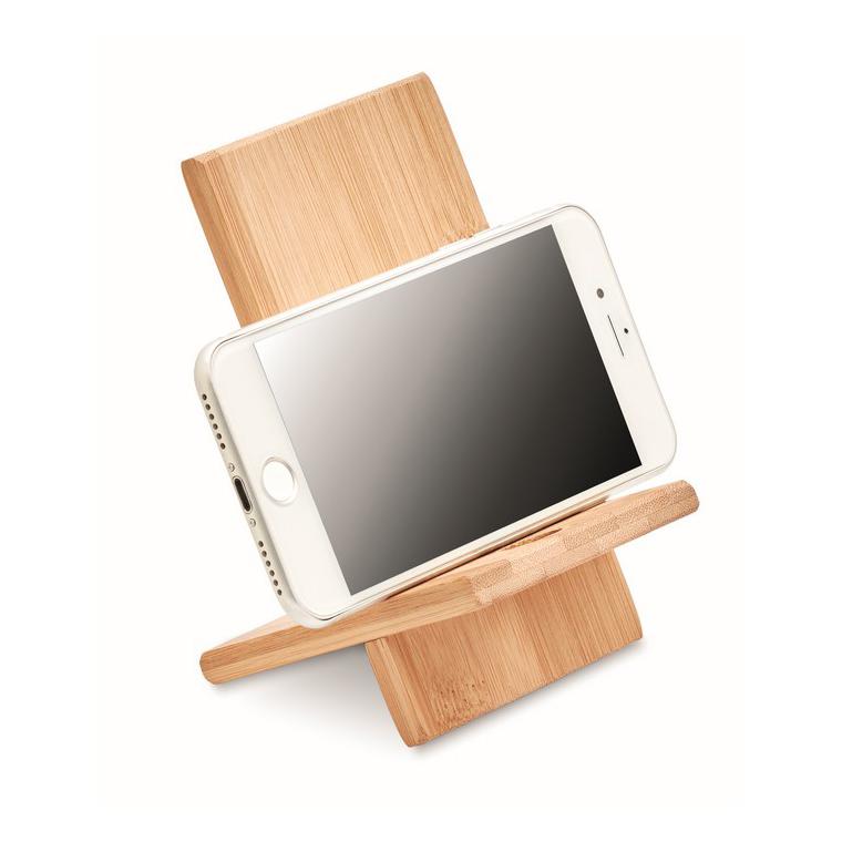 Suport pentru telefon de bambus WHIPPY Natur