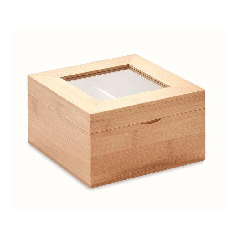 Cutie de ceai de bambus CAMPO TEA Natur