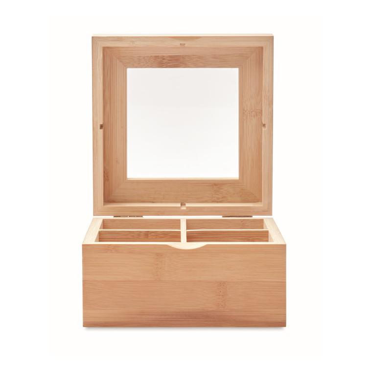 Cutie de ceai de bambus CAMPO TEA Natur