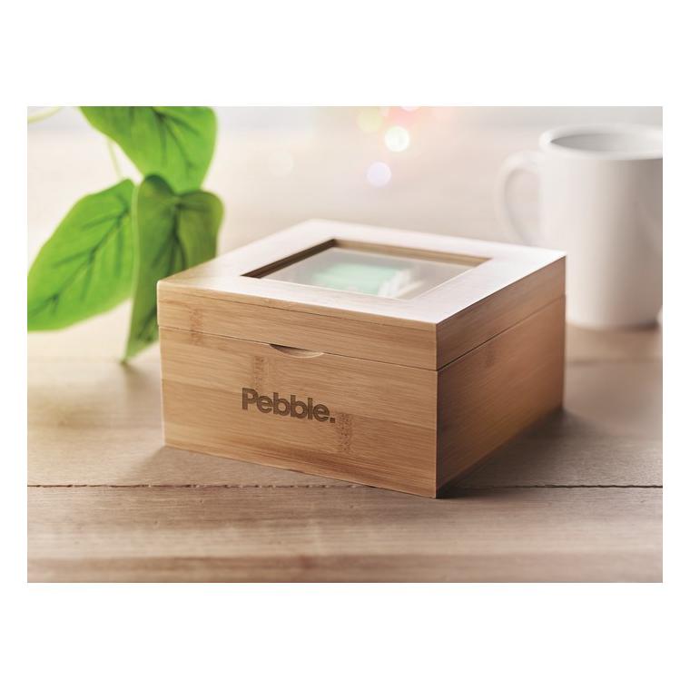 Cutie de ceai de bambus CAMPO TEA Natur