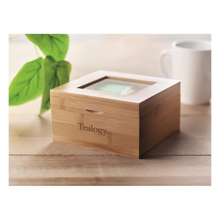 Cutie de ceai de bambus CAMPO TEA Natur