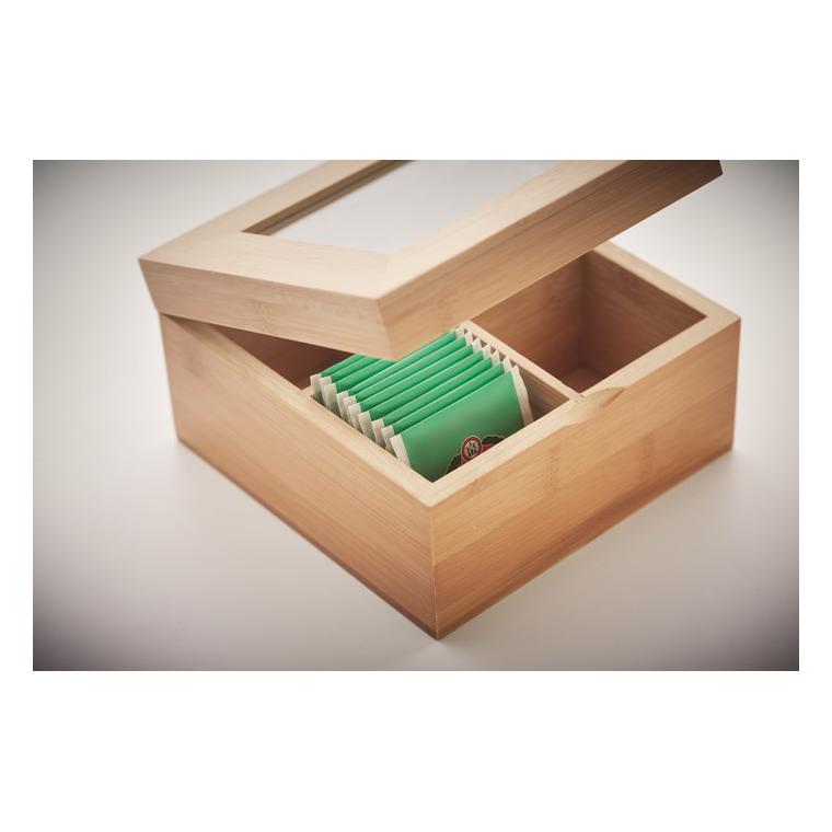 Cutie de ceai de bambus CAMPO TEA Natur