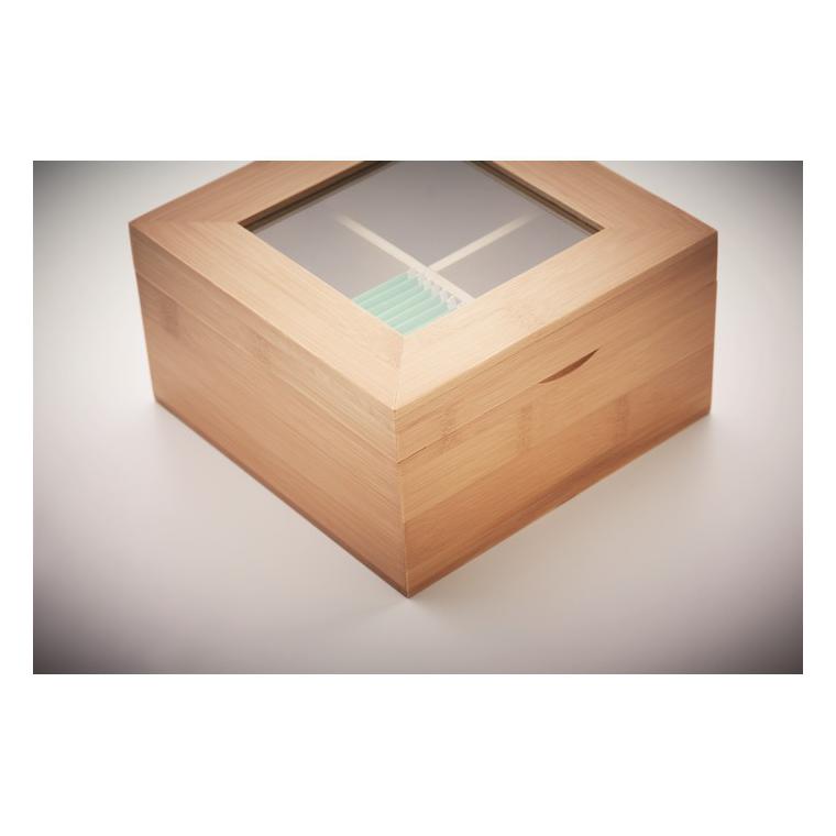 Cutie de ceai de bambus CAMPO TEA Natur