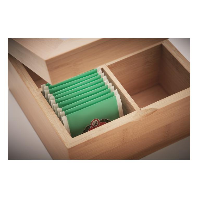 Cutie de ceai de bambus CAMPO TEA Natur