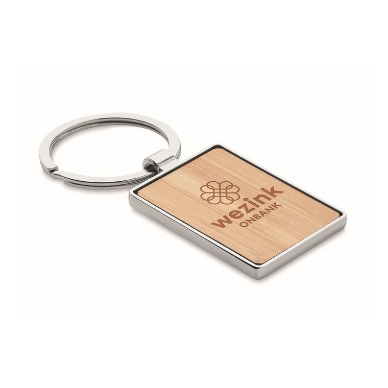 Breloc bambus în formă pătrată BENDIGO Natur