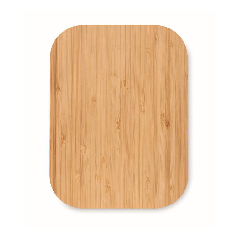 Cutie de prânz, sticlă/bambus TUNDRA LUNCHBOX Transparent