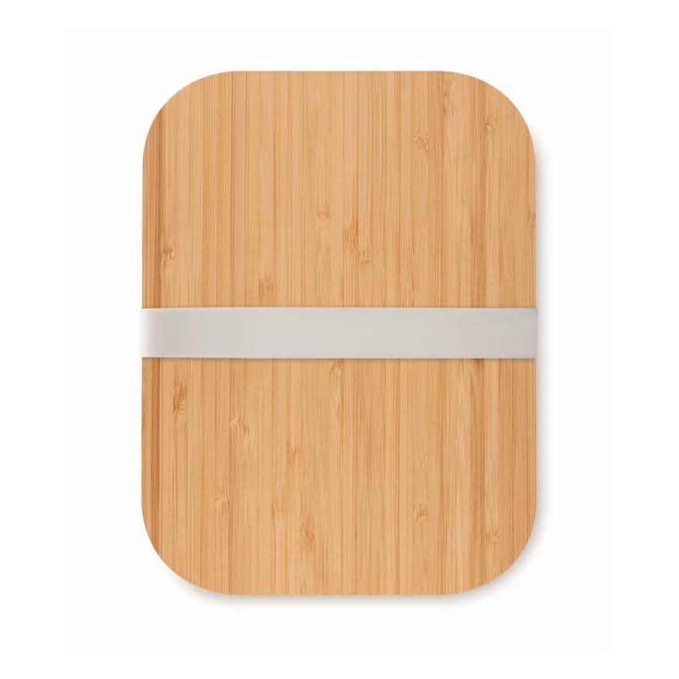 Cutie de prânz, sticlă/bambus TUNDRA LUNCHBOX Transparent