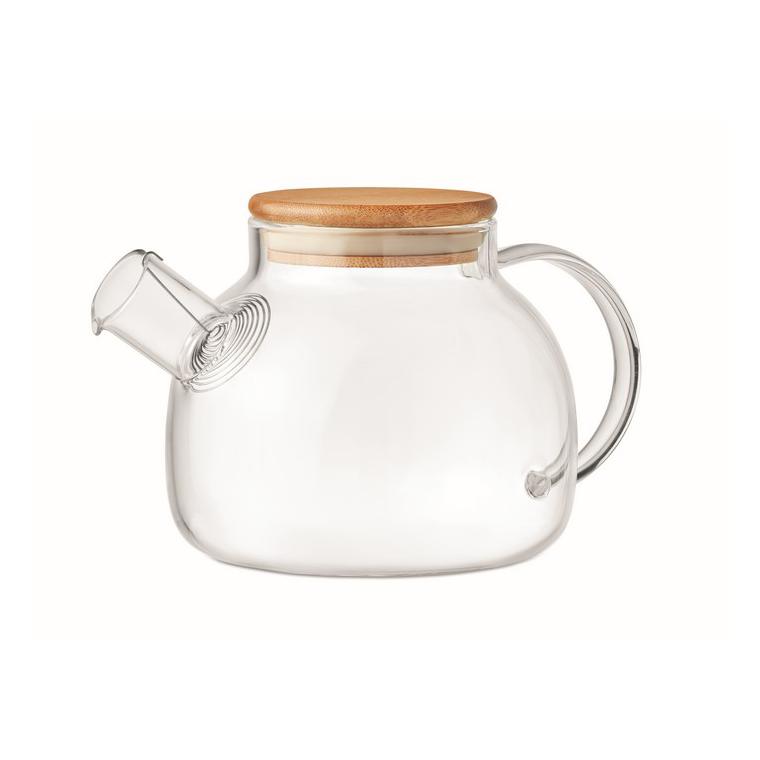Ceainic de borosilicat 850ml MUNNAR Transparent