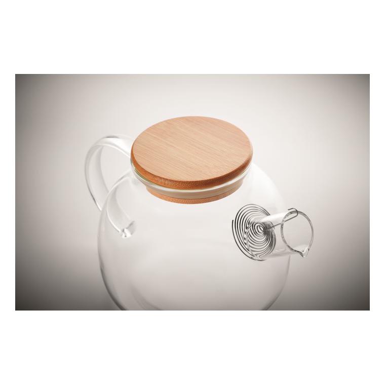 Ceainic de borosilicat 850ml MUNNAR Transparent