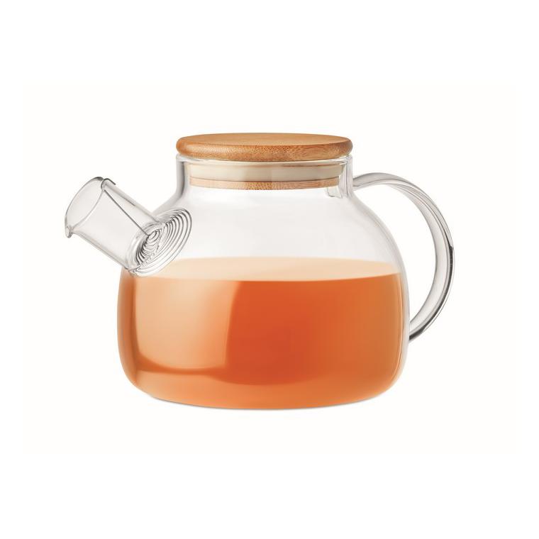 Ceainic de borosilicat 850ml MUNNAR Transparent