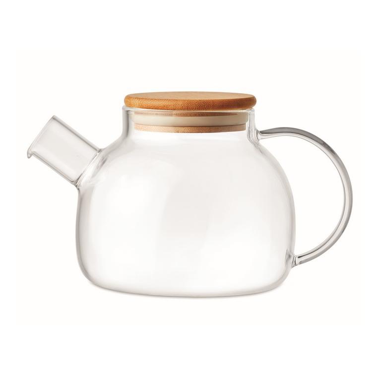 Ceainic de borosilicat 850ml MUNNAR Transparent