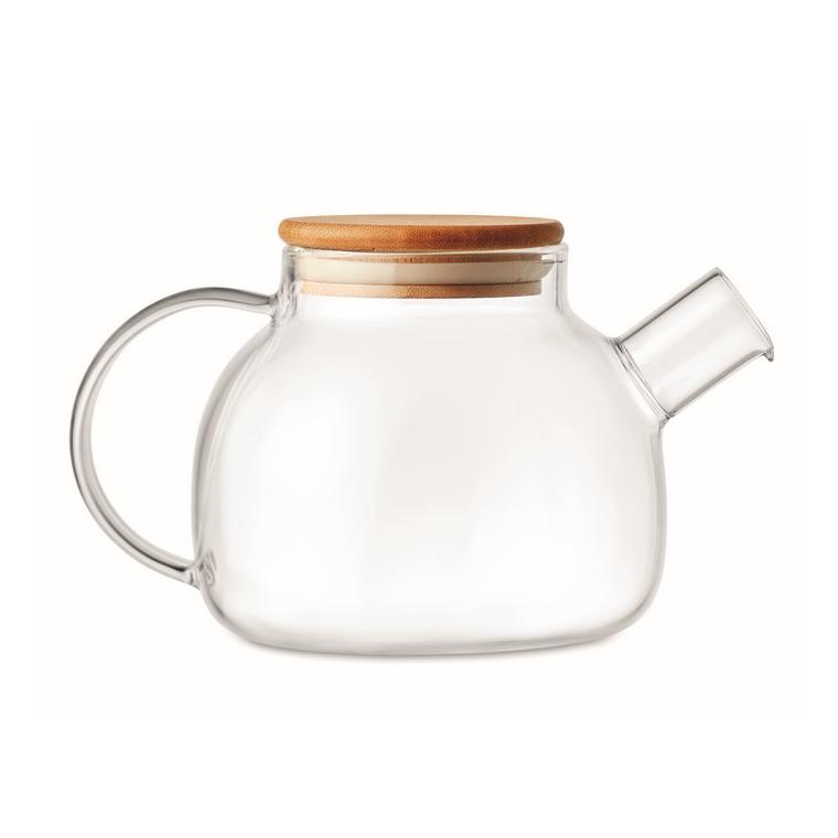 Ceainic de borosilicat 850ml MUNNAR Transparent