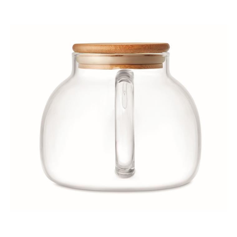 Ceainic de borosilicat 850ml MUNNAR Transparent