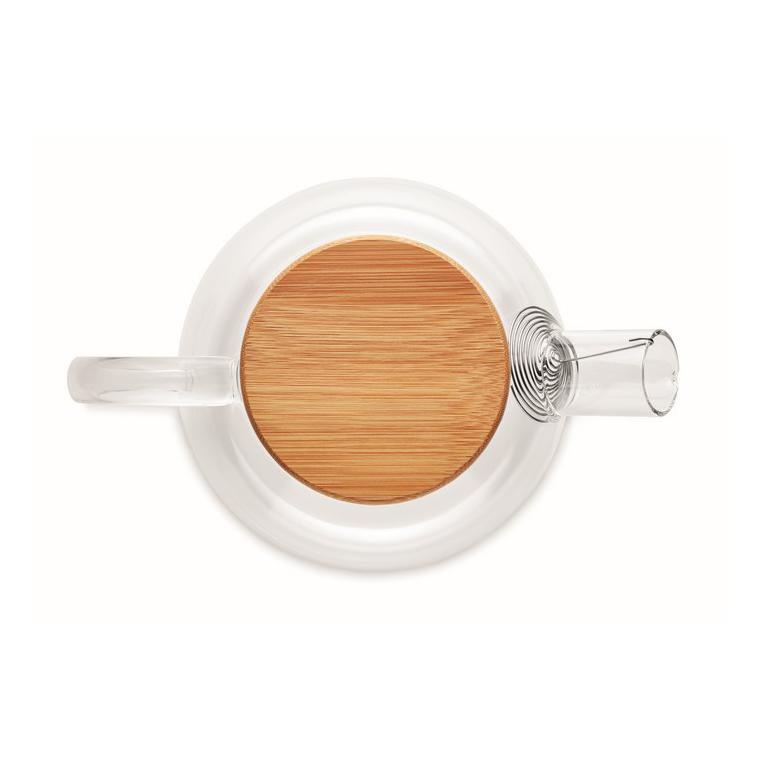 Ceainic de borosilicat 850ml MUNNAR Transparent