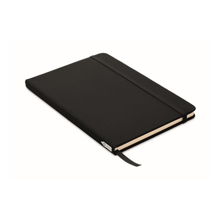 Notes A5 cu copertă RPET 600D NOTE RPET Negru