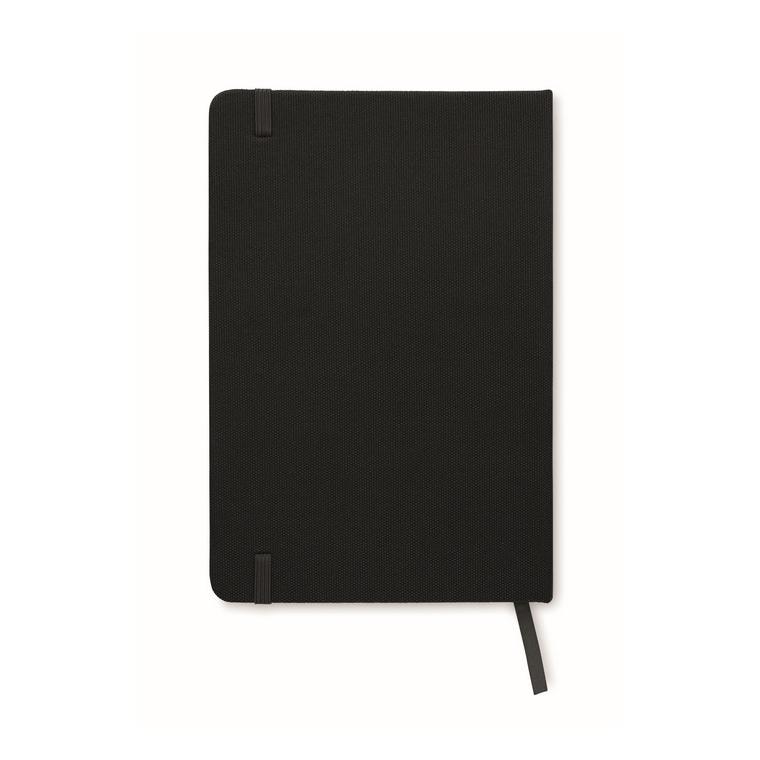 Notes A5 cu copertă RPET 600D NOTE RPET Negru