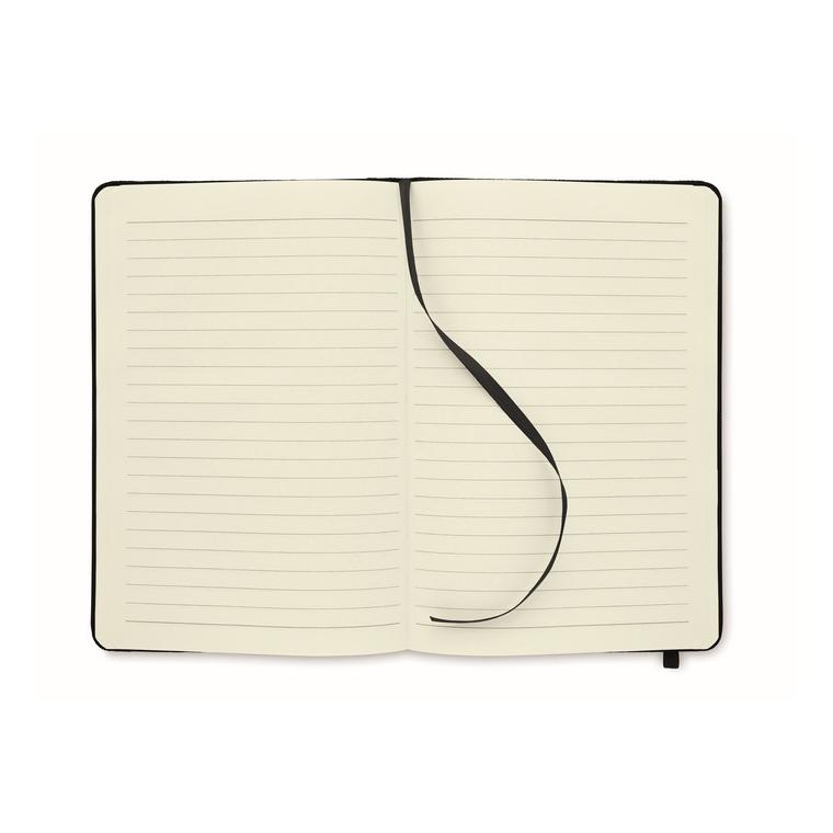 Notes A5 cu copertă RPET 600D NOTE RPET Negru