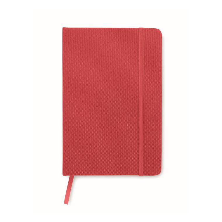 Notes A5 cu copertă RPET 600D NOTE RPET Roșu