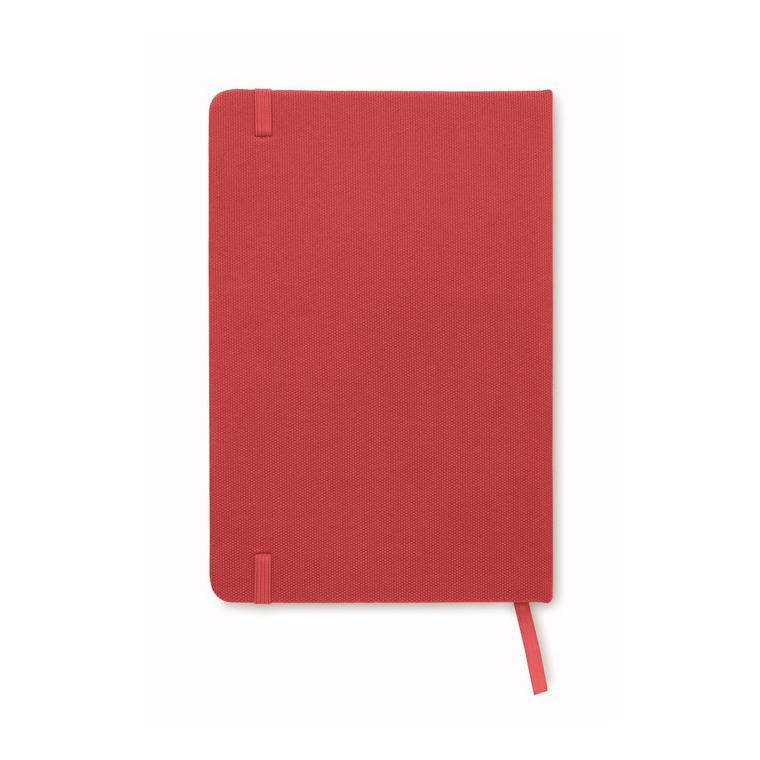 Notes A5 cu copertă RPET 600D NOTE RPET Roșu