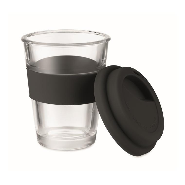 Pahar din sticlă de 350 ml ASTOGLASS Negru