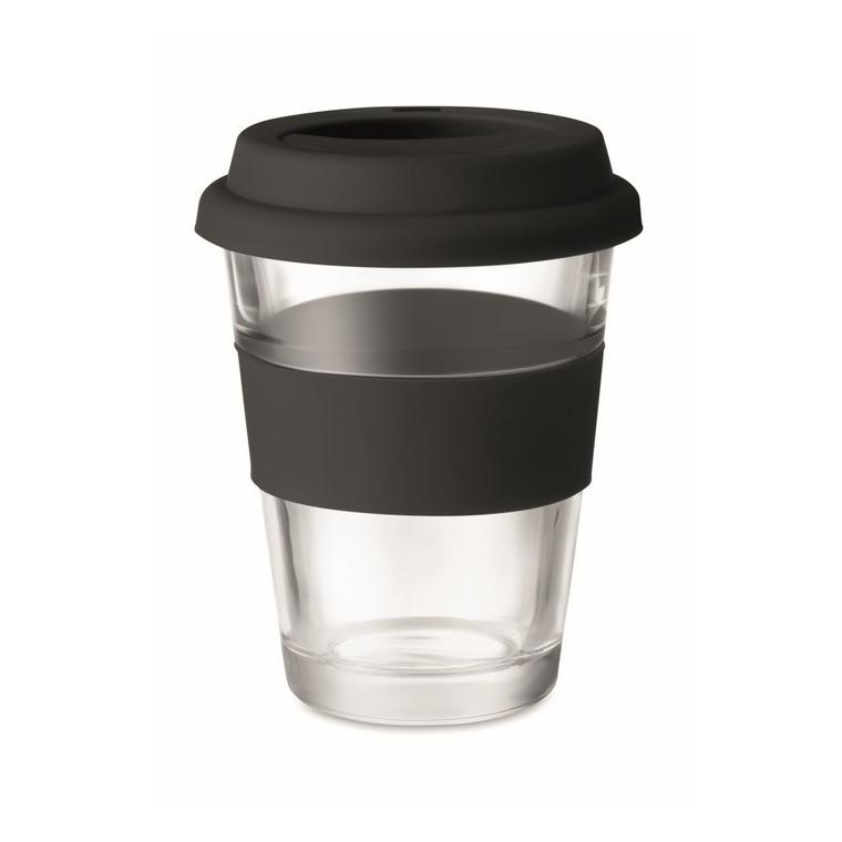 Pahar din sticlă de 350 ml ASTOGLASS Negru