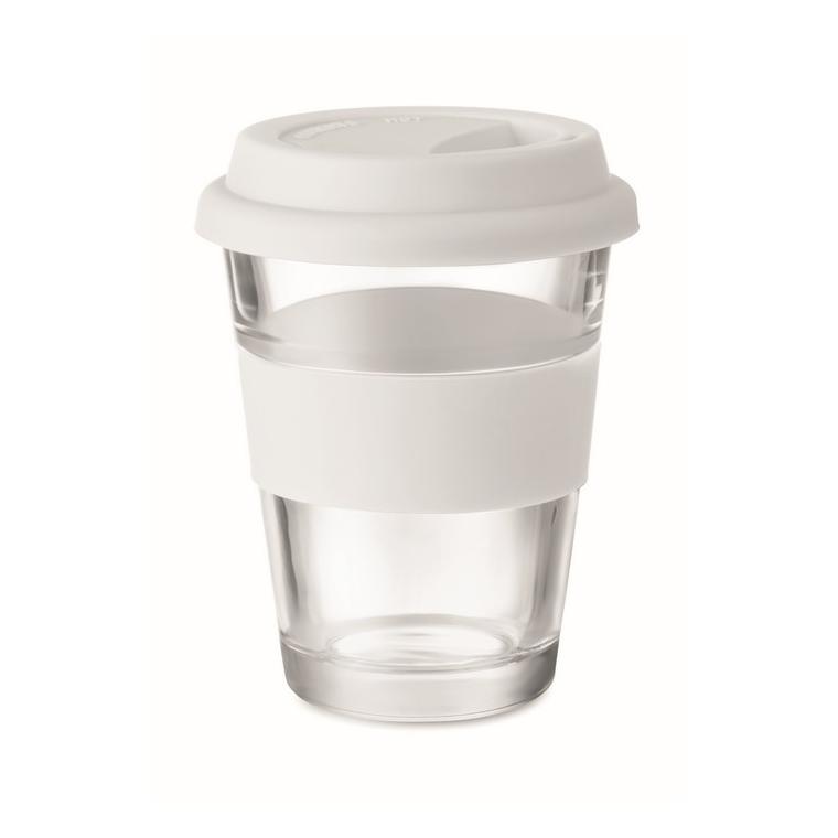 Pahar din sticlă de 350 ml ASTOGLASS Alb