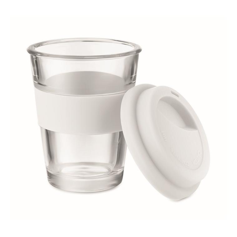 Pahar din sticlă de 350 ml ASTOGLASS Alb