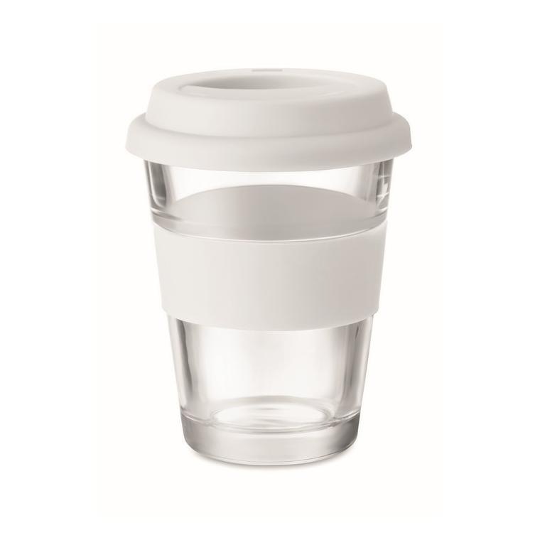 Pahar din sticlă de 350 ml ASTOGLASS Alb