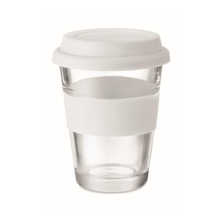 Pahar din sticlă de 350 ml ASTOGLASS Alb