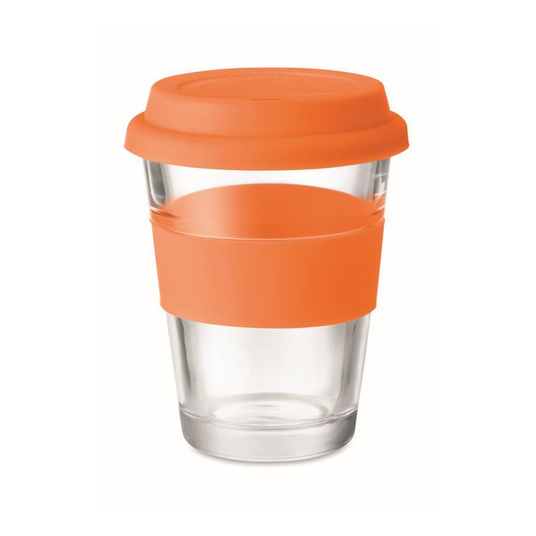 Pahar din sticlă de 350 ml ASTOGLASS Portocaliu