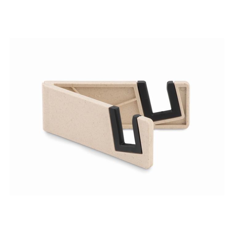 Suport pentru telefon, bambus STANDOL+ Alb