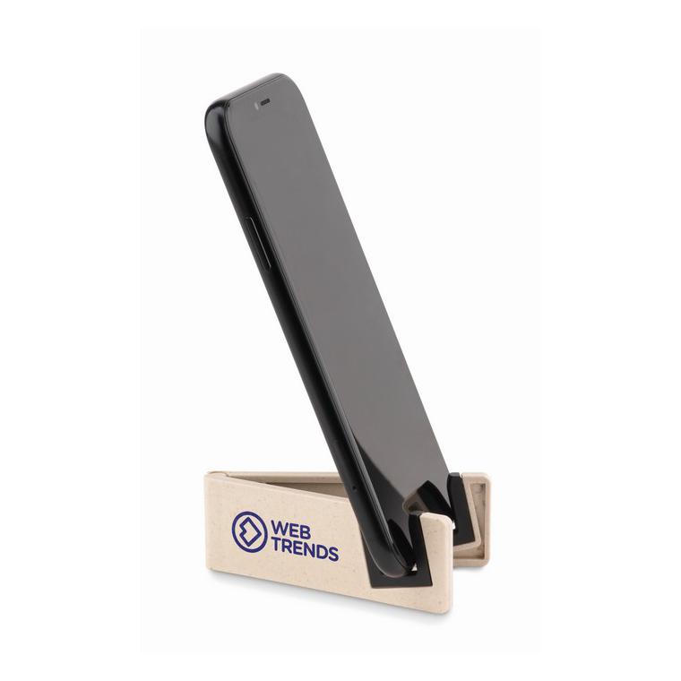 Suport pentru telefon, bambus STANDOL+ Alb