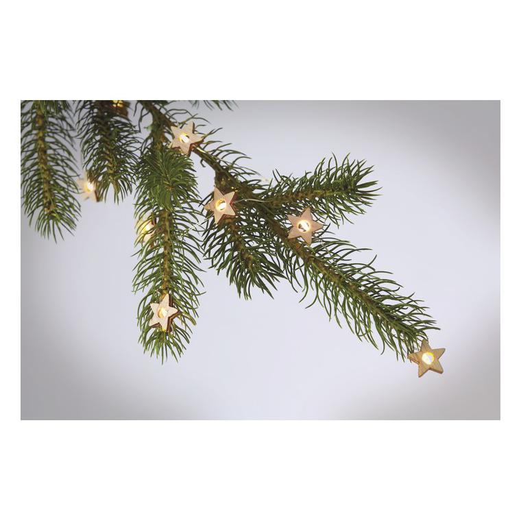 Șnur cu 20 steluțe luminoase MILKY WAY Natur