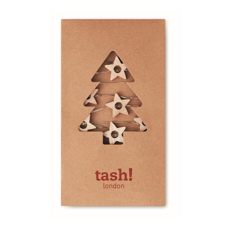 Șnur cu 20 steluțe luminoase MILKY WAY Natur