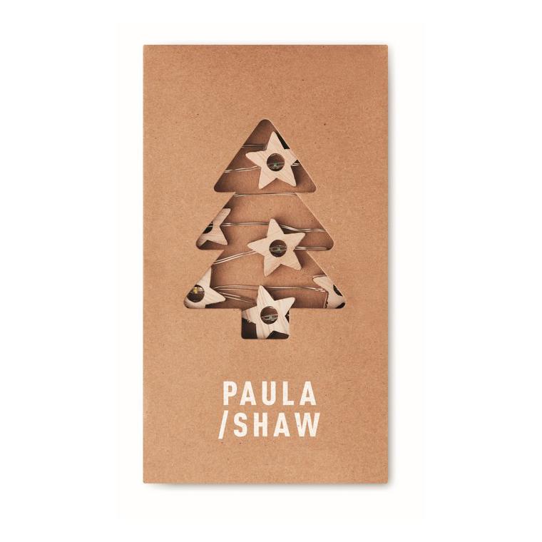 Șnur cu 20 steluțe luminoase MILKY WAY Natur