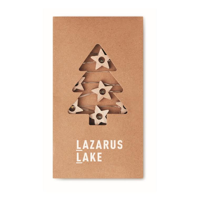 Șnur cu 20 steluțe luminoase MILKY WAY Natur