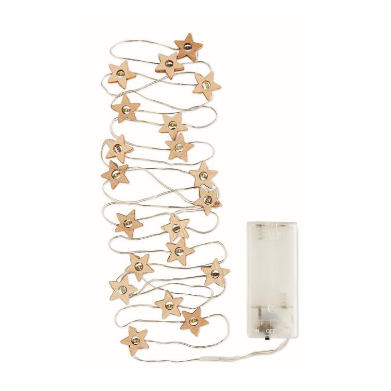 Șnur cu 20 steluțe luminoase MILKY WAY Natur