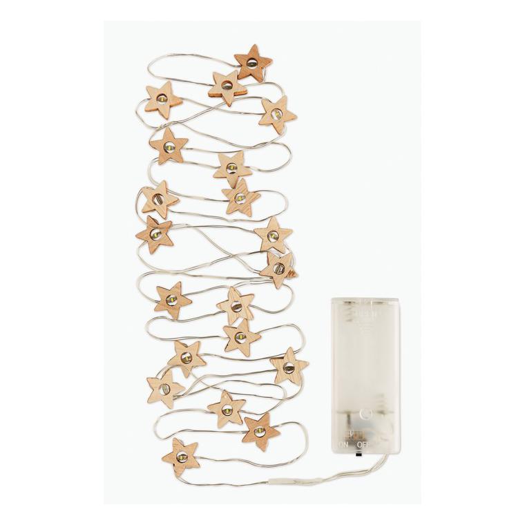 Șnur cu 20 steluțe luminoase MILKY WAY Natur