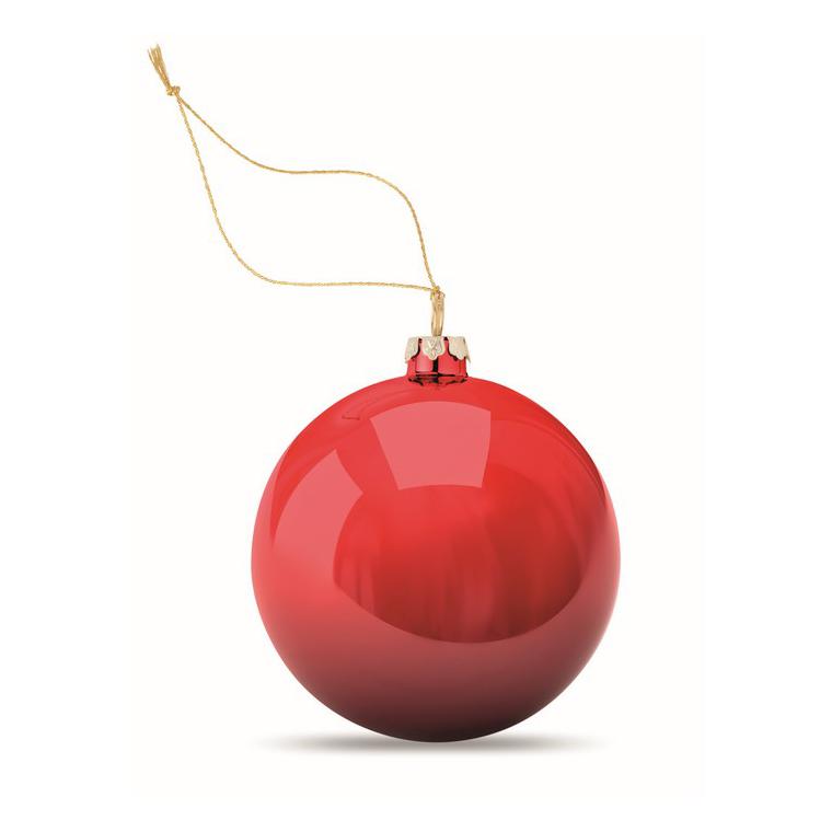 Glob de Crăciun pt. Sublimare HAPPY BALL Roșu