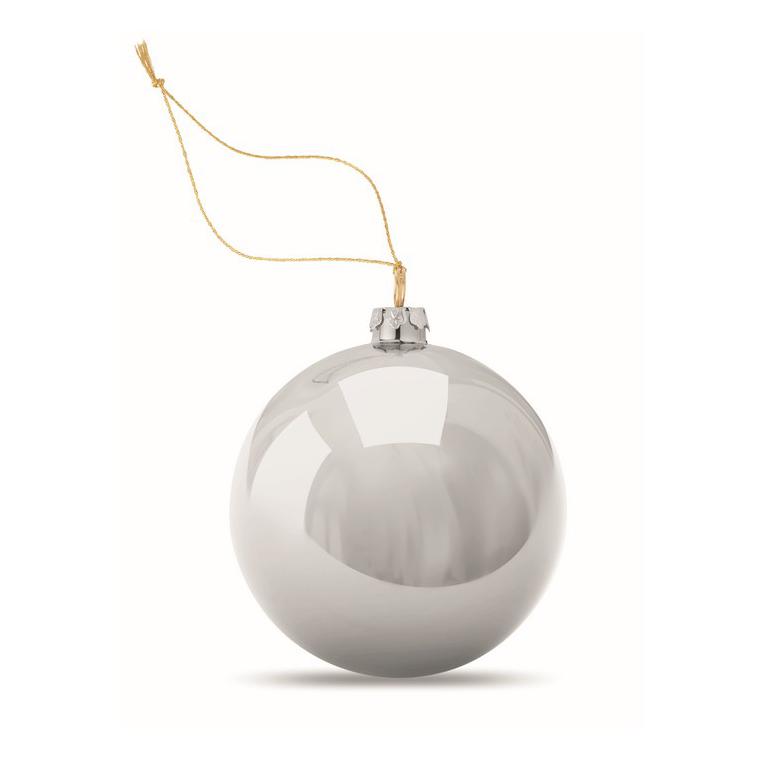 Glob de Crăciun pt. Sublimare HAPPY BALL Argintiu