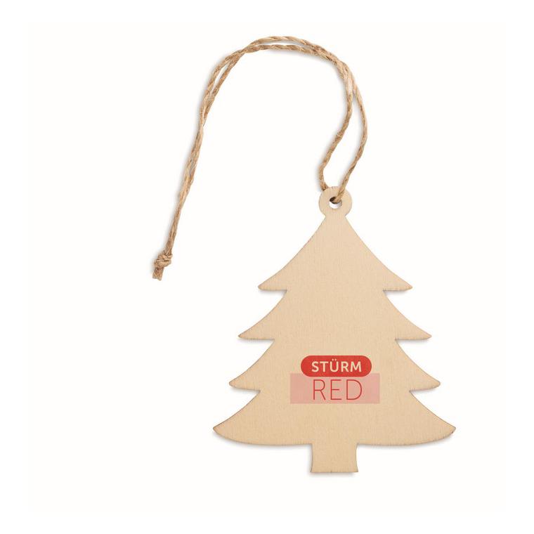 Decorație în formă de brad ARBY Natur