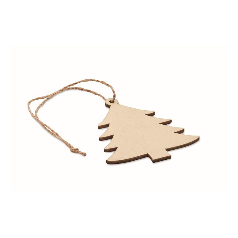 Decorație în formă de brad ARBY Natur