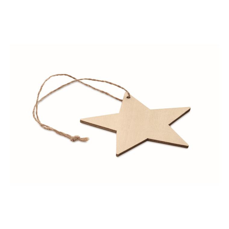 Decorație în formă de stea ESTY Natur