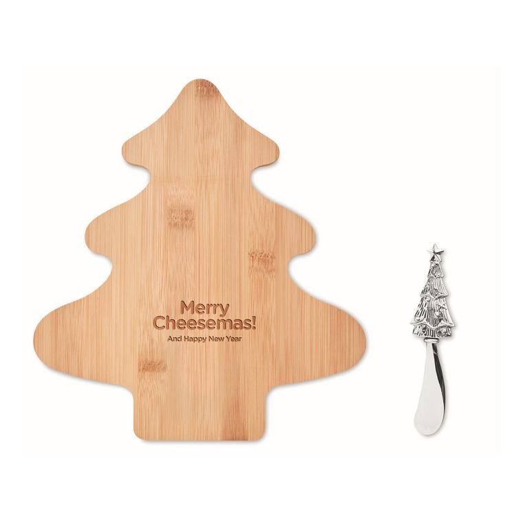 Set tocător brânză de bambus TREECHESSE Natur