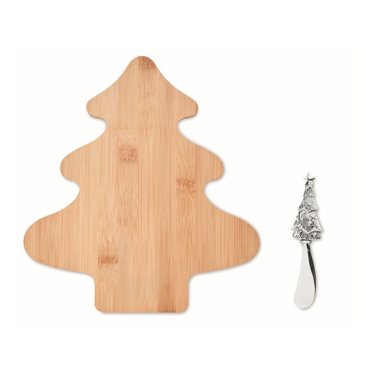 Set tocător brânză de bambus TREECHESSE Natur
