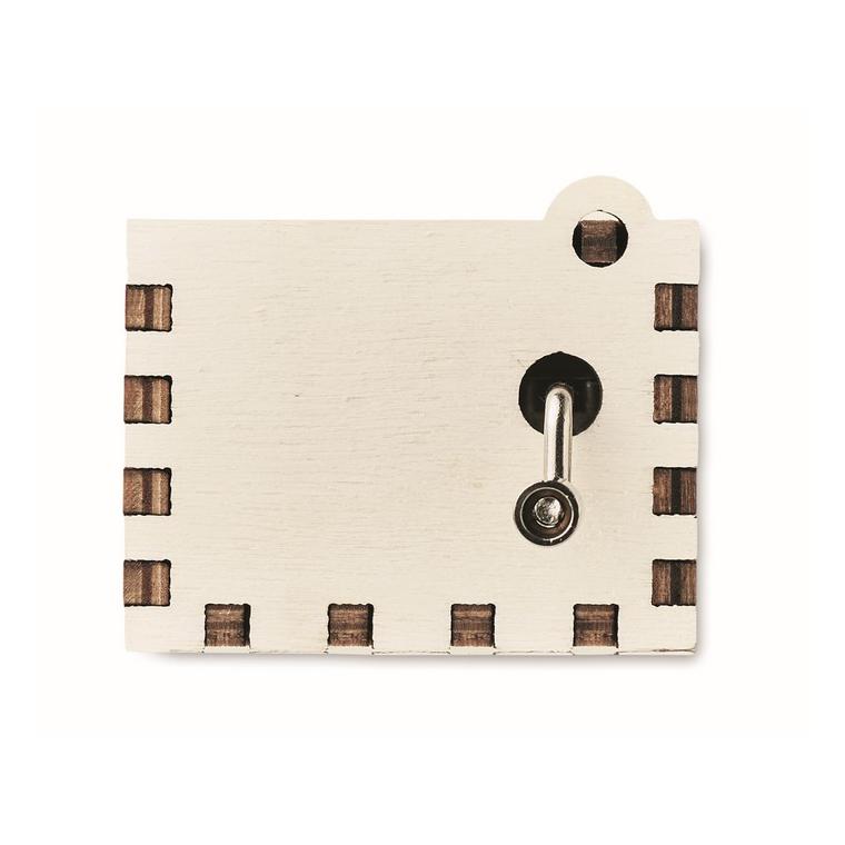 Cutie muzicală din lemn BOXMAS Natur