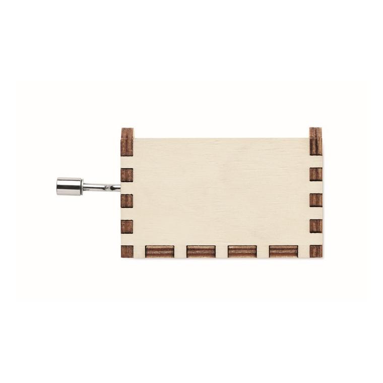 Cutie muzicală din lemn BOXMAS Natur