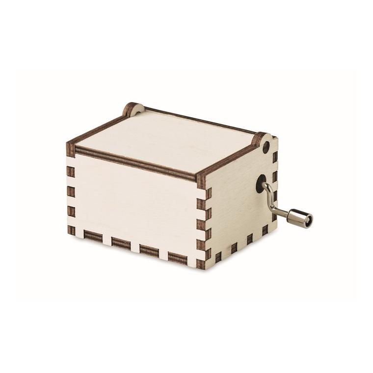 Cutie muzicală din lemn BOXMAS Natur